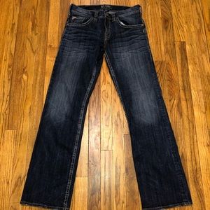 Men’s Silver Brand Zac Jeans Straight leg